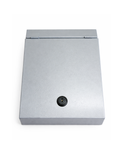 CAJA PARA DINERO MEDIANA GRIS